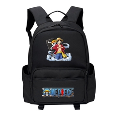 Balo nam nữ TROY VICKY họa tiết ONEPIECE LUFFY, chất vải bố trượt nước chống thấm, size 42 x 30cm ngăn đựng laptop chống sốc