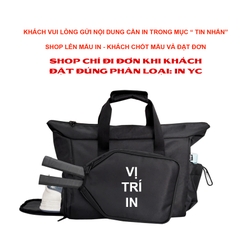 IN TÊN + LOGO THEO YÊU CẦU - TETHYS Túi thể thao đựng vợt pickleball ngăn riêng đựng giày IN TÊN + LOGO