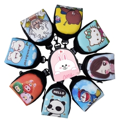 Ví móc khóa TROY OVAL-S đựng tiền lẻ đồ dùng cá nhân nhỏ gọn có chọn hình