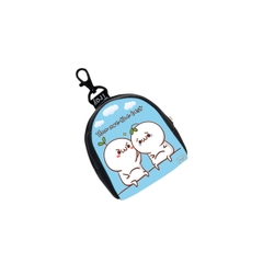 Ví móc khóa TROY OVAL-S đựng tiền lẻ đồ dùng cá nhân nhỏ gọn có chọn hình