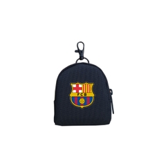 Ví móc khóa TROY OVAL đựng tiền lẻ, phụ kiện tai nghe,. chất vải bố pvc chống thấm, size 9 x 7 x 4cm