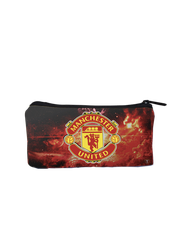 Bóp đựng bút viết dẹp TROY FB họa tiết câu lạc bộ bóng đá size 22 x 10cm, chất liệu vải bố