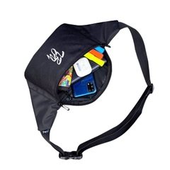 Túi bao tử đeo hông TROY ISTYLE, túi đeo ngực, đeo chéo nam nữ, vải bố chống thấm, size 22x13x7cm