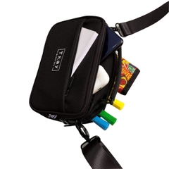 Túi đeo chéo nam nữ TROY LION , chất vải bố pvc chống thấm, size 22 x 14 x 7cm