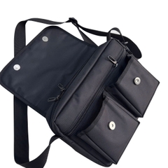 Túi đeo chéo nam nữ thời trang TROY IBOX vải bố chống thấm nước, size 29 x 20 x 6cm nhiều ngăn