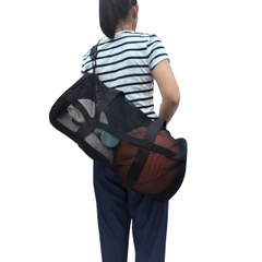 Túi trống lưới thể thao đa năng TROY GYMBALL đựng bóng rổ, bóng đá, vợt pickleball Size 50 x 24cm