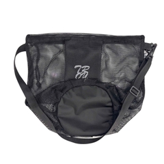 Túi lưới đáy tròn đựng bóng rổ bóng đá có quai đeo chéo