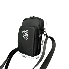 Túi đeo chéo TROY mini bag size 16 x 11cm đựng điện thoại, phụ kiện, chất liệu vải bố pvc chống thấm