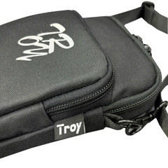 Túi đeo chéo TROY mini bag size 16 x 11cm đựng điện thoại, phụ kiện, chất liệu vải bố pvc chống thấm
