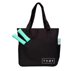 Túi tote đựng vợt pickleball TROY TOTE-PCK vải bố pvc trượt nước, size lớn 37 x 36 x 13cm