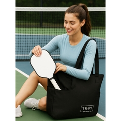 Túi tote đựng vợt pickleball TROY TOTE-PCK vải bố pvc trượt nước, size lớn 37 x 36 x 13cm