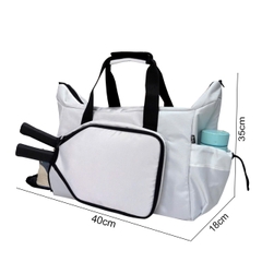 Túi trống thể thao đựng vợt pickleball TROY TETHYS, ngăn đựng giày và ngăn riêng đựng vợt, size lớn