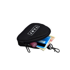 IN TÊN - LOGO THEO YC - REC Ví móc khóa, ví mini đựng tiền đựng thẻ, phụ kiện,.. [ kèm dây đeo ], size 11 x 10 x 3cm