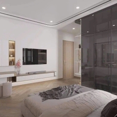 Mẫu nhà cấp 4 hiện đại 5x18m