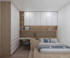 Mẫu nhà cấp 4 hiện đại, có gác lửng 4x17m