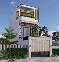 Mẫu nhà 03 tầng hiện đại 5x20m
