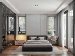 Mẫu nhà 02 tầng hiện đại 4.8x25m