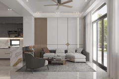 Mẫu nhà cấp 4 hiện đại 5x18m