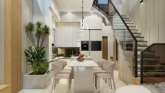 Mẫu nhà 03 tầng hiện đại 5x20m