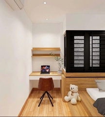 Mẫu nhà cấp 4 có gác lửng 4.7x16m