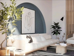 Mẫu nhà cấp 4 hiện đại 4.5x10m