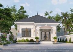 Mẫu nhà cấp 4 hiện đại mái thái 9x20m