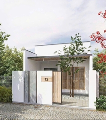 Mẫu nhà cấp 4 hiện đại 4.5x10m