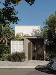 Mẫu nhà cấp 4 hiện đại 4x12m