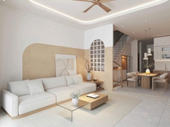 Mẫu nhà 02 tầng hiện đại 7x25m