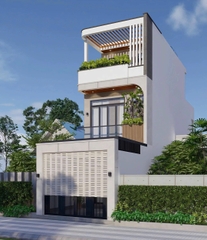 Mẫu nhà 03 tầng hiện đại 5x20m