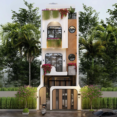 Mẫu nhà 03 tầng hiện đại 5x18m