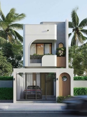 Mẫu nhà 02 tầng hiện đại 5x22m