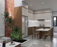 Mẫu nhà cấp 4 hiện đại 6,5x15m