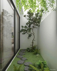 Mẫu nhà cấp 4 hiện đại, có gác lửng 4x17m