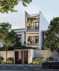 Mẫu nhà 03 tầng hiện đại 5x12m