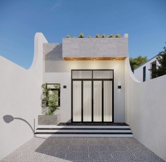 Mẫu nhà cấp 4 hiện đại 5x18m