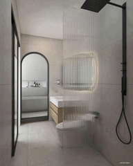 Mẫu nhà 02 tầng, thông tầng hiện đại 5x16m