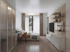 Mẫu nhà 02 tầng, thông tầng hiện đại 5x16m