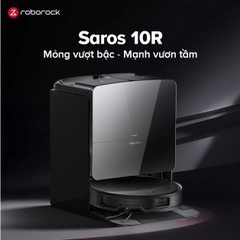 Roborock Saros 10R Đen