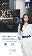 Ecovacs Deebot X5 Pro Omni - Trắng