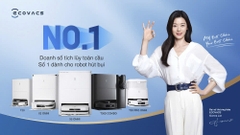 Robot hút bụi, lau nhà Ecovacs Deebot T30 Pro Omni (Trắng)