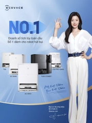 Robot hút bụi, lau nhà Ecovacs Deebot T30 Pro Omni (Trắng)