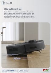 Ecovacs DEEBOT N30 Pro Omni Đen
