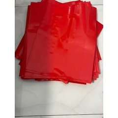 Túi hột xoài PE Zin màu ĐỎ bóng dẻo dai, dày dặn, đựng quần áo, mỹ phẩm, trái cây, đủ size (1kg)