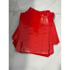 Túi hột xoài PE Zin màu ĐỎ bóng dẻo dai, dày dặn, đựng quần áo, mỹ phẩm, trái cây, đủ size (1kg)