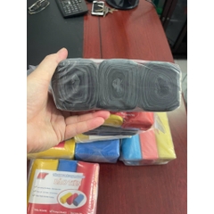 3 cuộn [1KG]  túi rác đen (Loại tốt), kích thước (tiểu, trung, đại) tự phân hủy