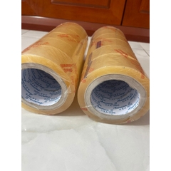 Combo 2 Cây Băng Keo Trắng Trong & Vàng Đục – 1,2kg – 100 Yard