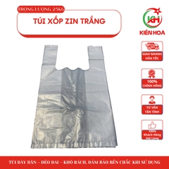 [SỈ BAO 25KG] Túi Xốp ZIN Trắng – Loại Tốt, Dai & Dày, Đủ Size