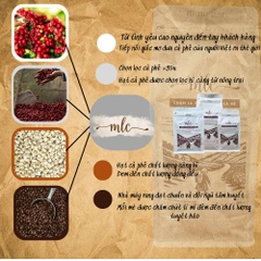 Cà phê Robusta Honey từ MLC Coffee nguyên chất, rang mộc, nhà trồng, nhà rang, nhà làm, chạm là thích uống là mê