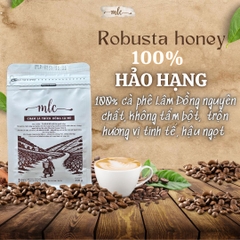 Cà phê Robusta Honey từ MLC Coffee nguyên chất, rang mộc, nhà trồng, nhà rang, nhà làm, chạm là thích uống là mê